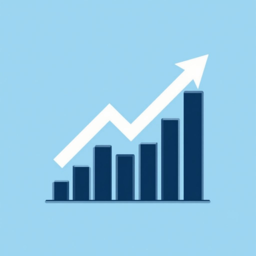 Gráfico de crecimiento de clientes